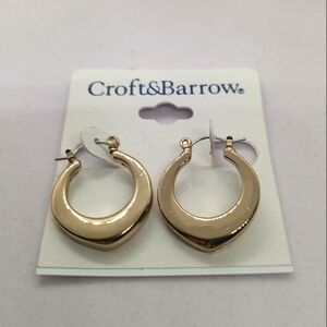 Croft & Barrow Gold Tone Earrings